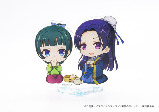 【薬屋のひとりごと】アクリルフィギュアスタンド・猫猫と壬氏_茶会