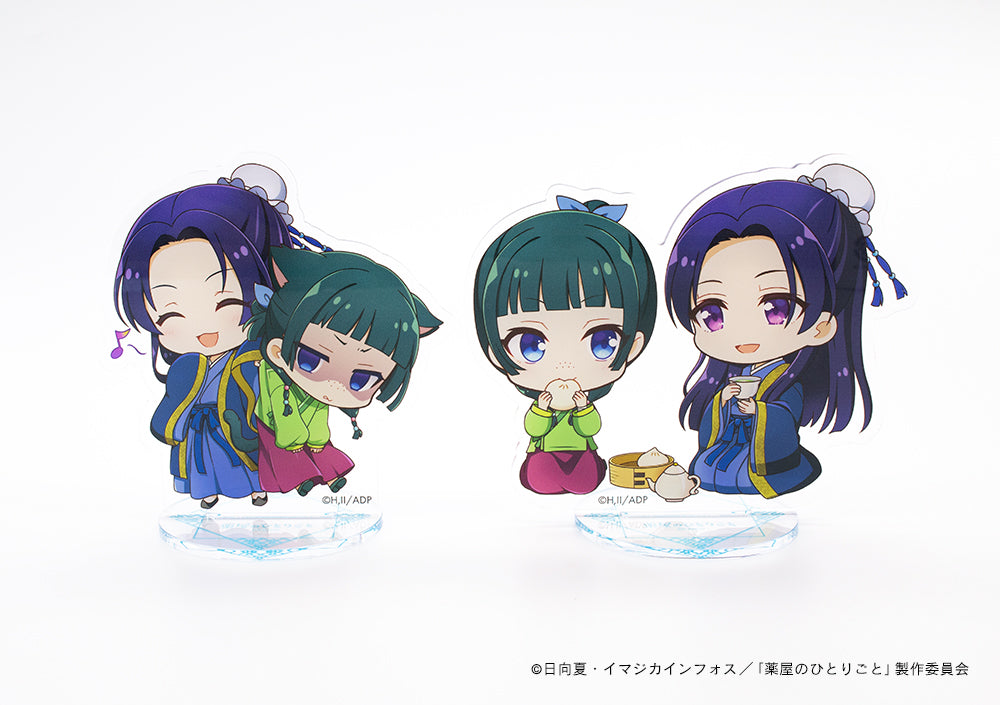 【薬屋のひとりごと】アクリルフィギュアスタンド・ネコ猫猫と壬氏