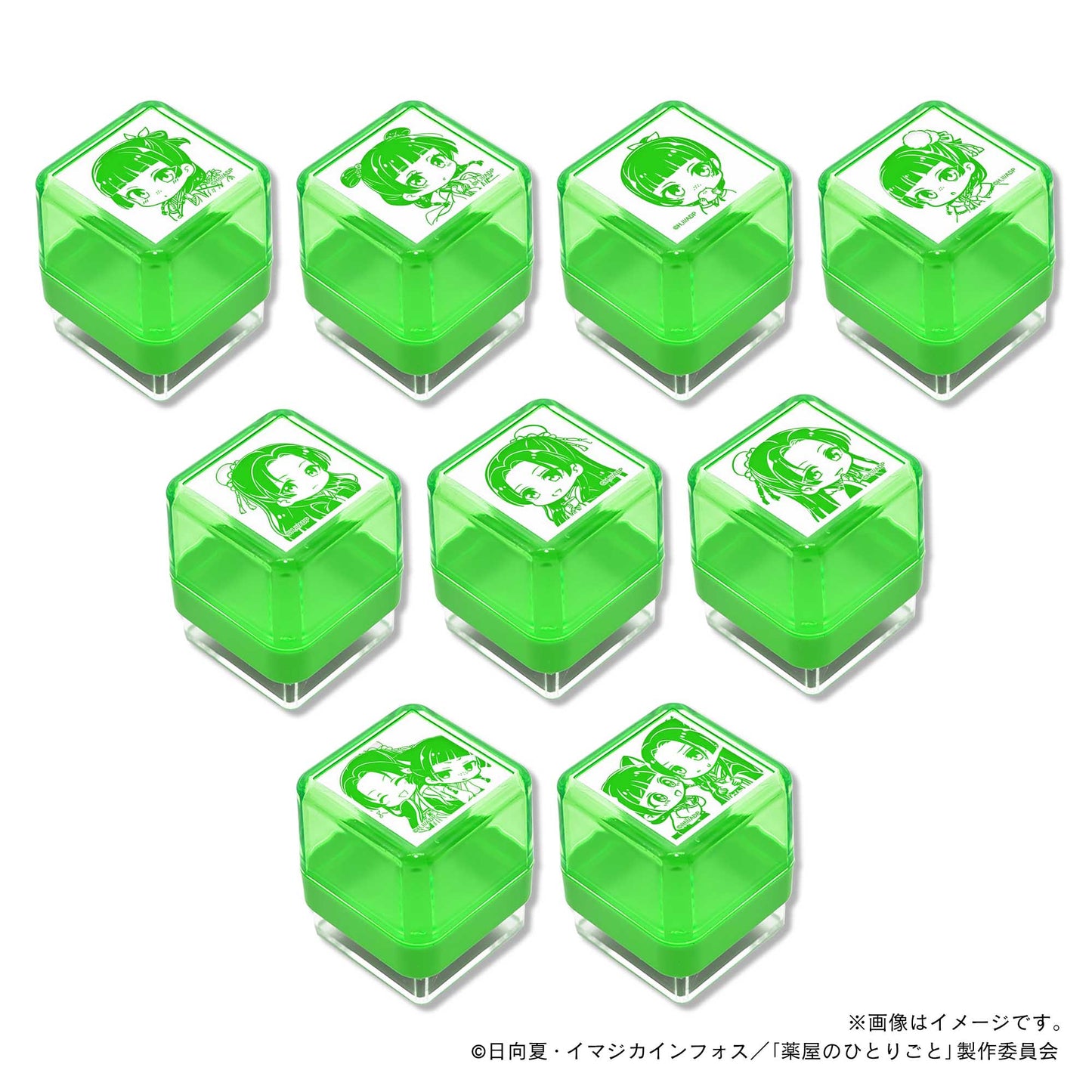 【薬屋のひとりごと】スタンプ・ネコ猫猫と壬氏_牛黄