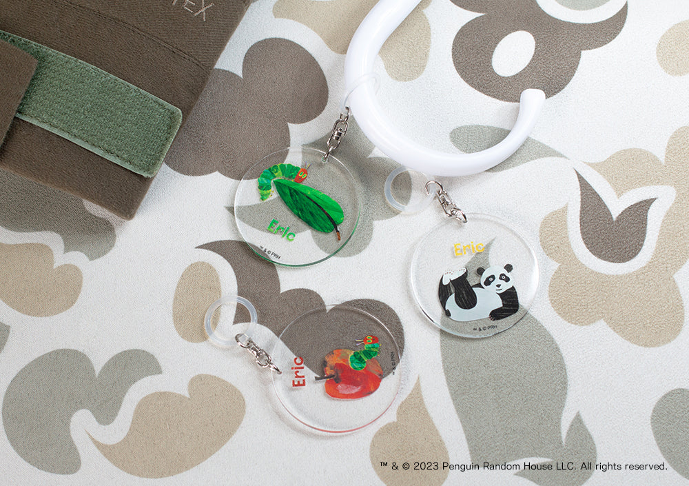 【エリック・カール】アンブレラマーカー・あおむしとりんご