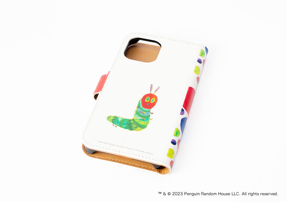 【エリック・カール】手帳型スマホケース・みずたまもよう