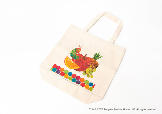 【エリック・カール】トートバッグ・くだものとあおむし