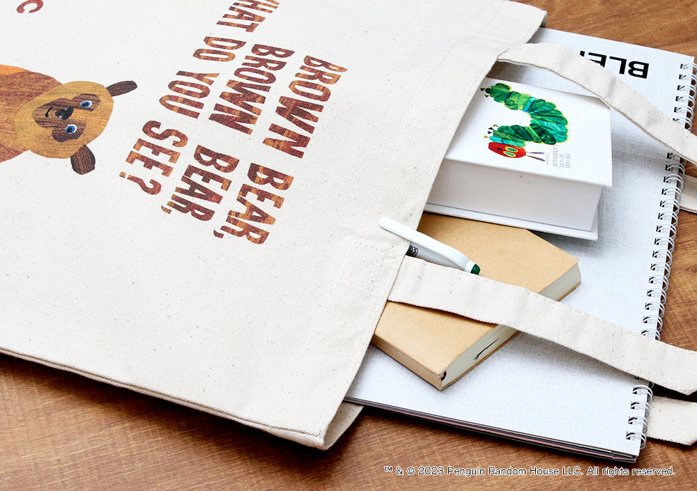 【エリック・カール】トートバッグ・くだものとあおむし