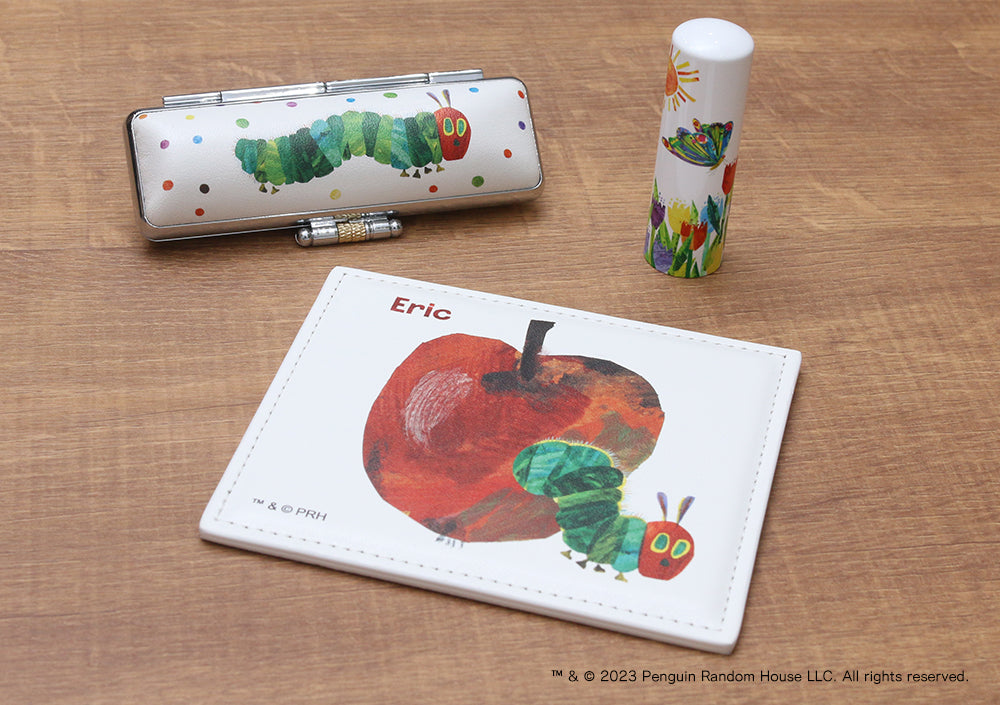 【エリック・カール】捺印マット・オレンジ