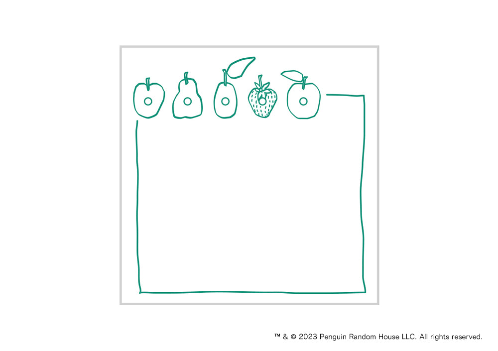 【エリック・カール】スタンプ・くだもの