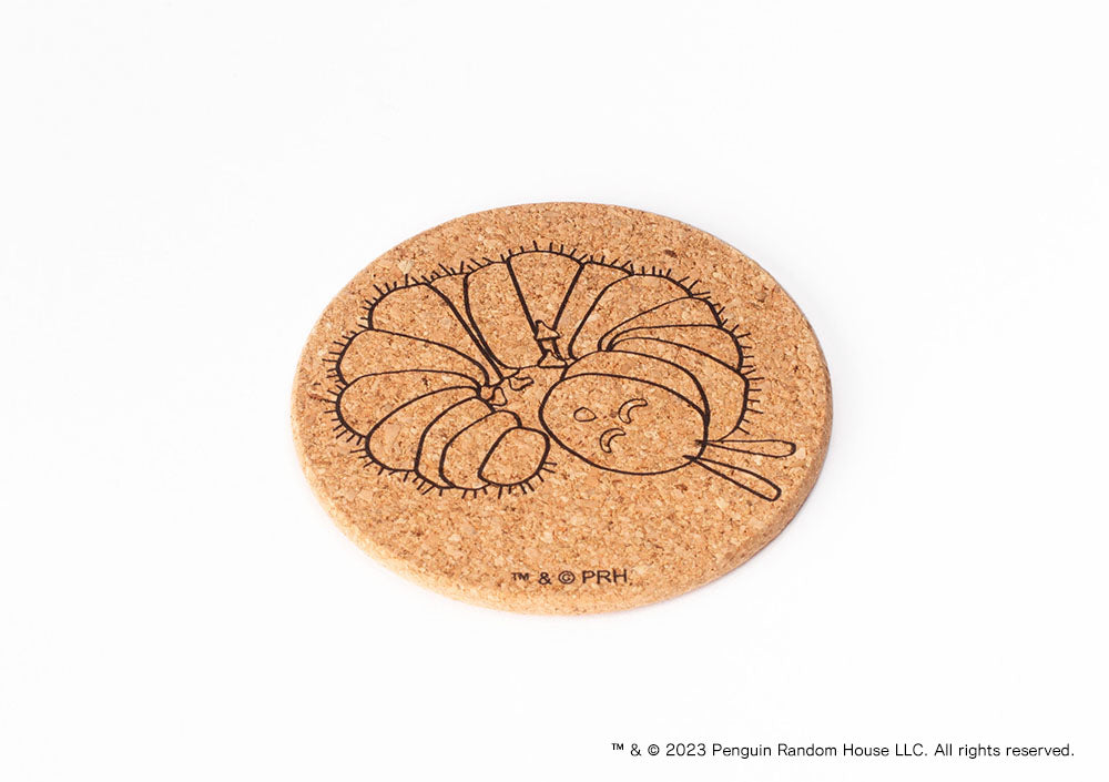 【エリック・カール】コルクコースター・おやすみあおむし