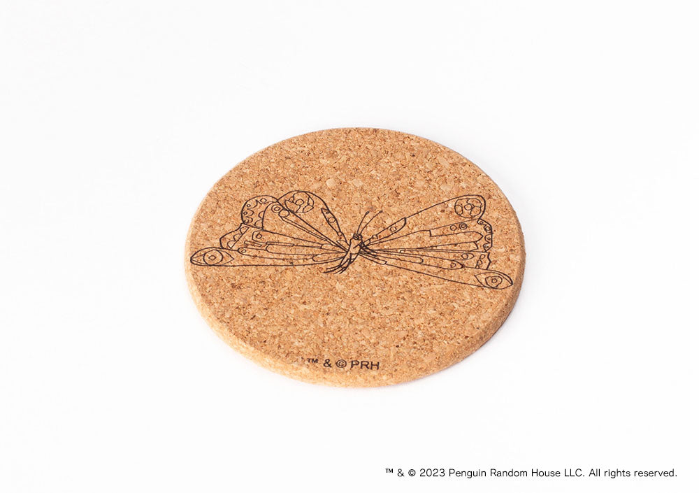 【エリック・カール】コルクコースター・きれいなちょうちょ