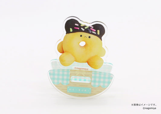 【なごみ屋の世界】ころころアクリルスタンド・「うさぎのドーナツ」カラースプレー