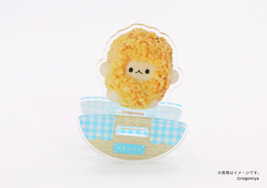 【なごみ屋の世界】ころころアクリルスタンド・「うさぎの牡蠣ちゃん」カキフライ(全身)