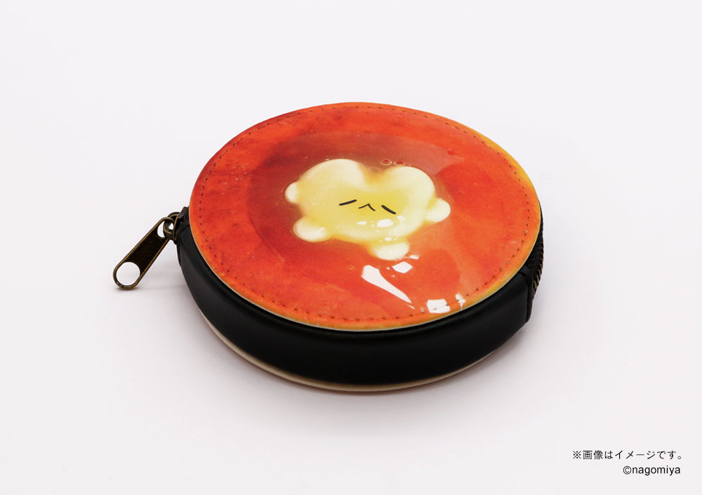 【なごみ屋の世界】ミニウォレットポーチ・「バターの罪ちゃん」ホットケーキ