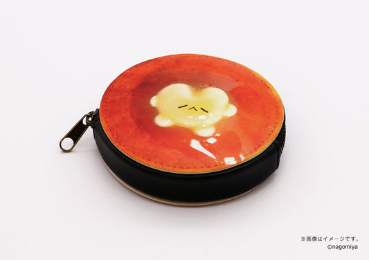 【なごみ屋の世界】ミニウォレットポーチ・「バターの罪ちゃん」ホットケーキ