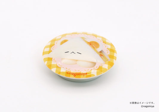 【なごみ屋の世界】ガラスマグネット・「走れ!サンドイッチ!」たまごサンド