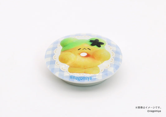 【なごみ屋の世界】ガラスマグネット・「うさぎのドーナツ」はんなりお抹茶