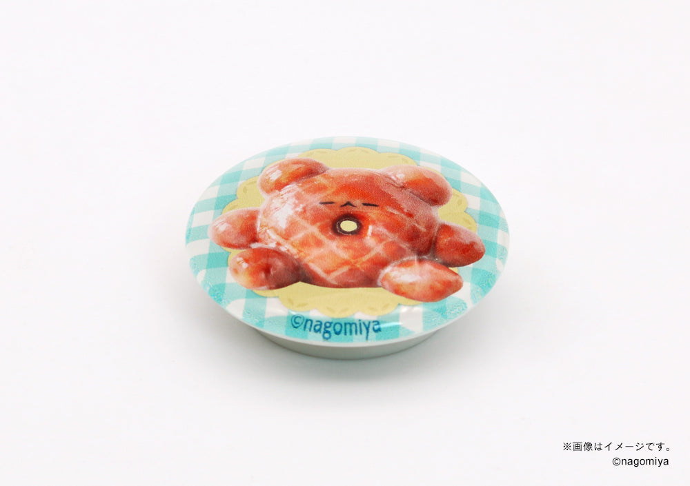 【なごみ屋の世界】ガラスマグネット・「うさぎのドーナツ」しゃりりシュガー