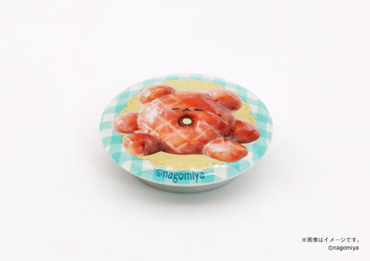 【なごみ屋の世界】ガラスマグネット・「うさぎのドーナツ」しゃりりシュガー