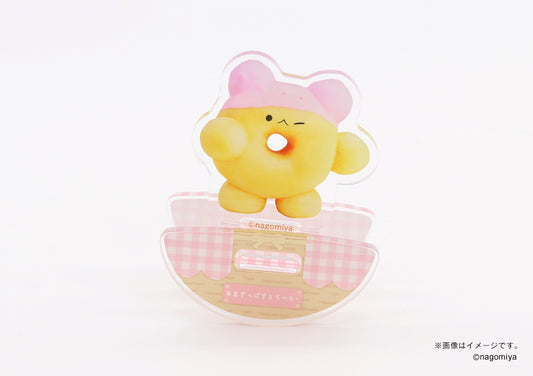 【なごみ屋の世界】ころころアクリルスタンド・「うさぎのドーナツ」あまずっぱストロベリー