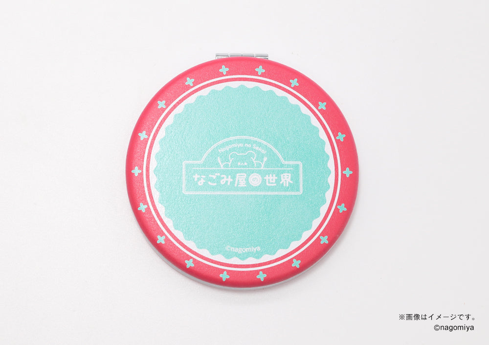 【なごみ屋の世界】コンパクトミラー・「クリームみみのプリンちゃん」パンナコッタ