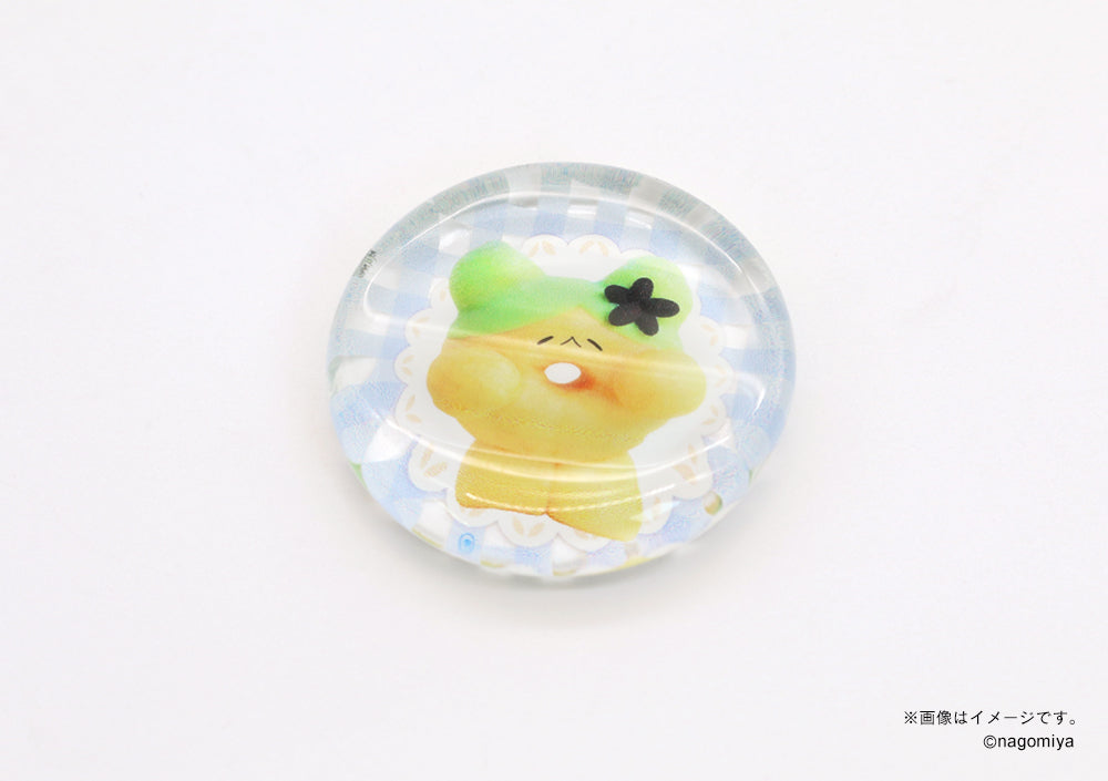 【なごみ屋の世界】ガラスお箸置き・「うさぎのドーナツ」はんなりお抹茶
