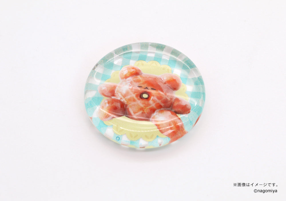【なごみ屋の世界】ガラスお箸置き・「うさぎのドーナツ」しゃりりシュガー