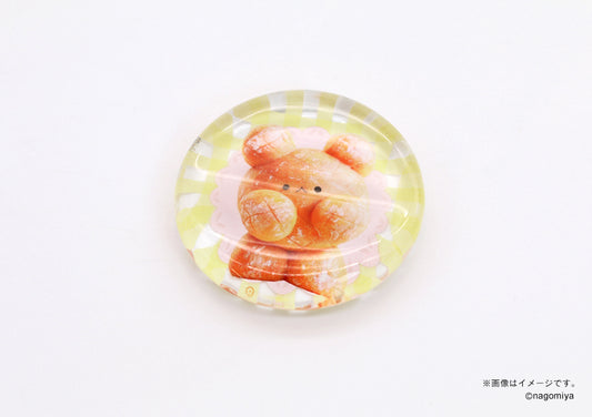 【なごみ屋の世界】ガラスお箸置き・「うさぎのドーナツ」ふんわりホイップ