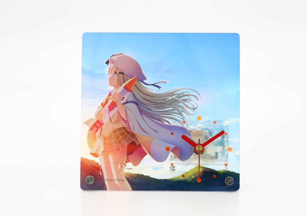 【ビジュアルアーツ】卓上時計・劇場版『クドわふたー』・ver2