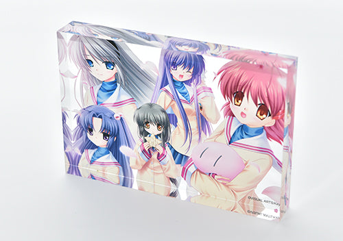 CLANNAD アクリルブロック クラナド ビジュアルアーツ】アクリルブロック・CLANNAD・桜舞い散る坂道で