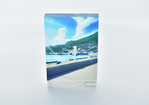 【ビジュアルアーツ】アクリルブロック・Summer Pockets REFLECTION BLUE・潮風に乗って