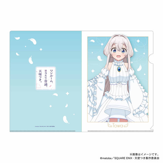 【ワンルーム、日当たり普通、天使つき。】クリアファイル・とわ