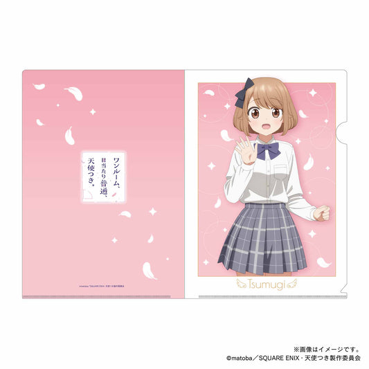【ワンルーム、日当たり普通、天使つき。】クリアファイル・堤つむぎ