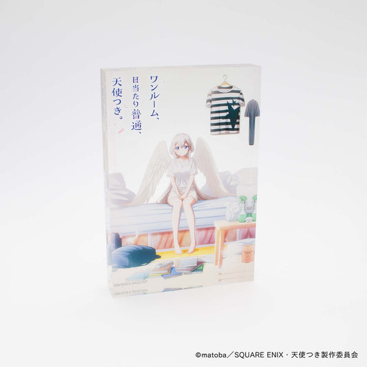 【ワンルーム、日当たり普通、天使つき。】アクリルブロック・とわ