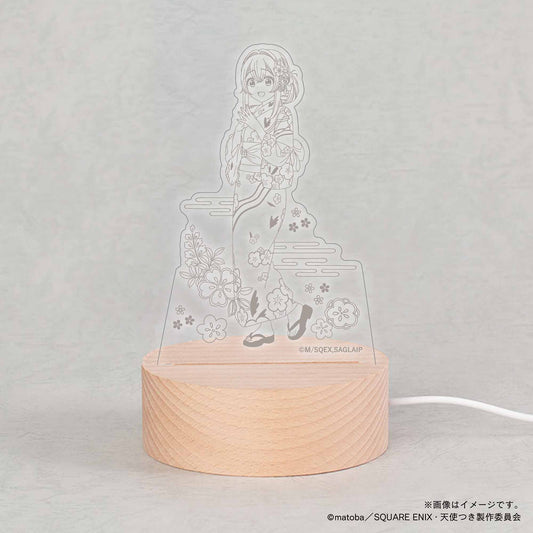 【ワンルーム、日当たり普通、天使つき。】天使”点き”ルームライト・とわ 描き下ろし浴衣ver.