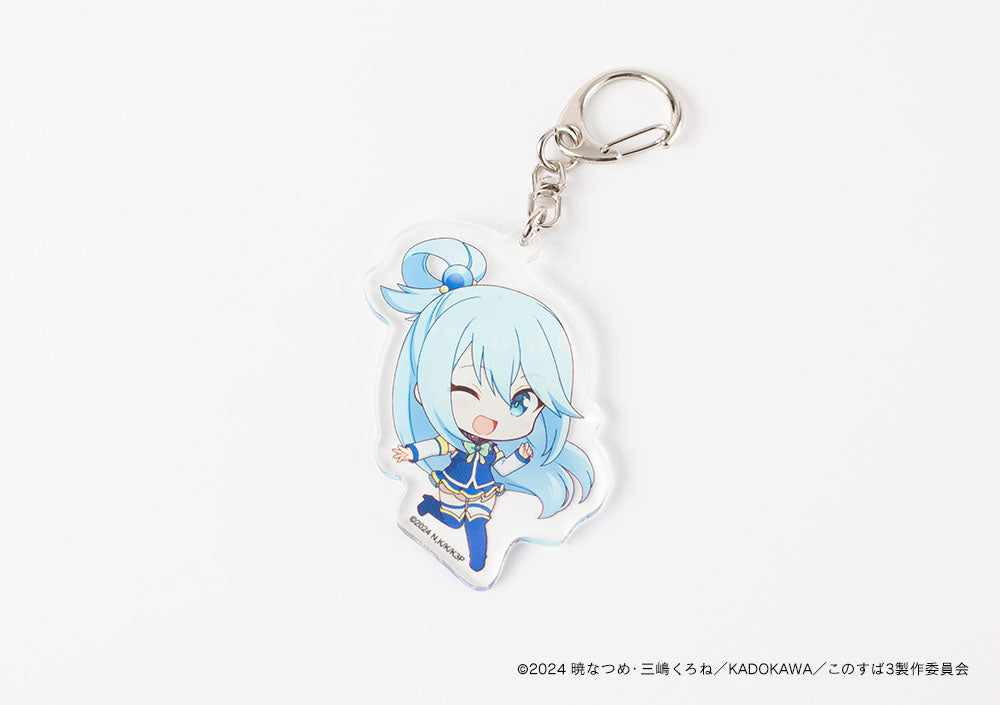 この素晴らしい世界に祝福を！3】アクリルキーホルダー・アクア 