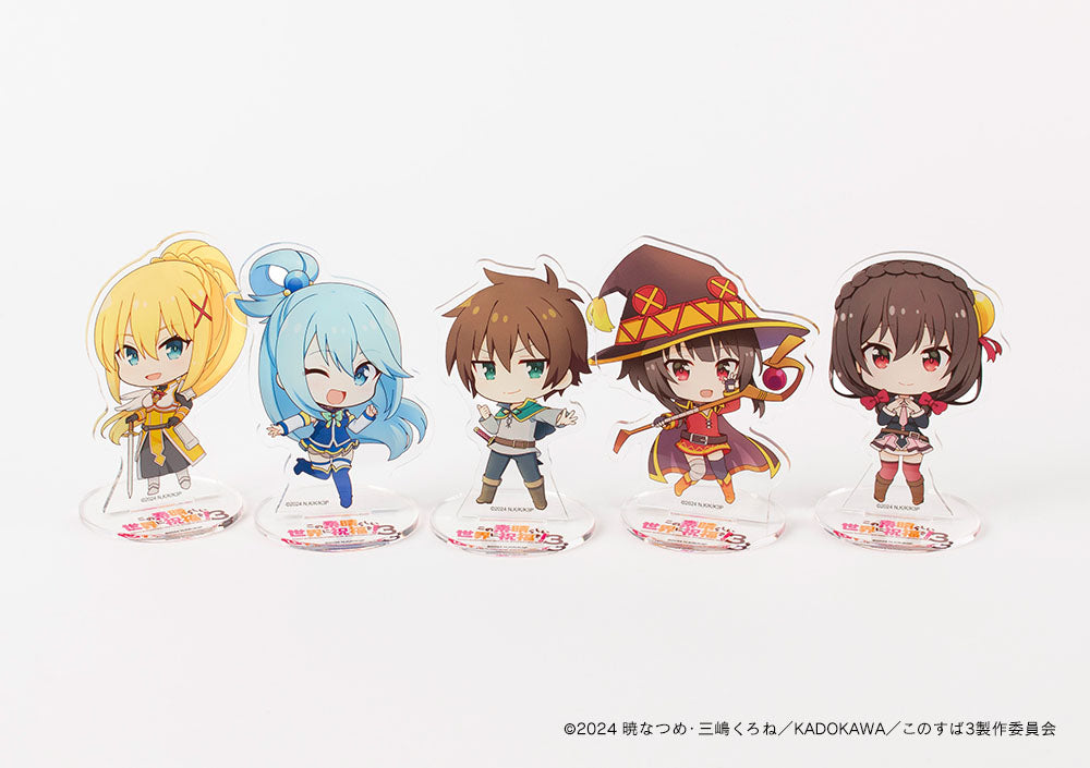 【この素晴らしい世界に祝福を!3】アクリルフィギュアスタンド・アクア