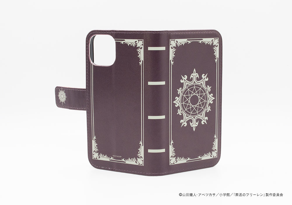 【葬送のフリーレン】手帳型iPhoneケース・魔導書