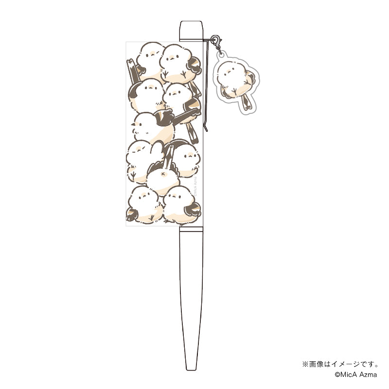 【吾妻まいか・シマエナガ】ボールペン ホワイト
