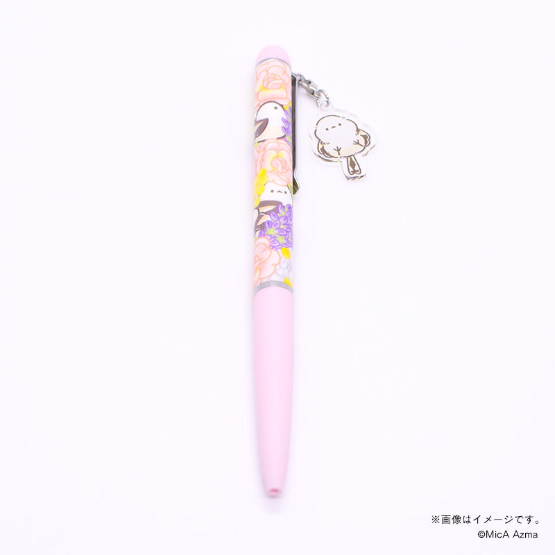 【吾妻まいか・シマエナガ】ボールペン ピンク