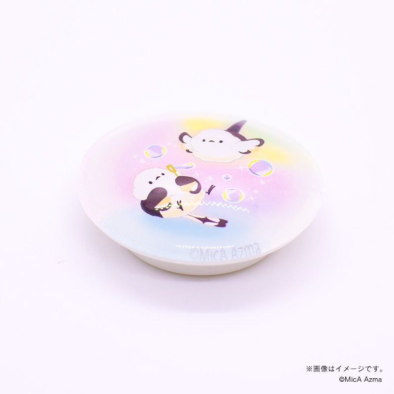 【吾妻まいか・シマエナガ】ガラスマグネット シャボン玉