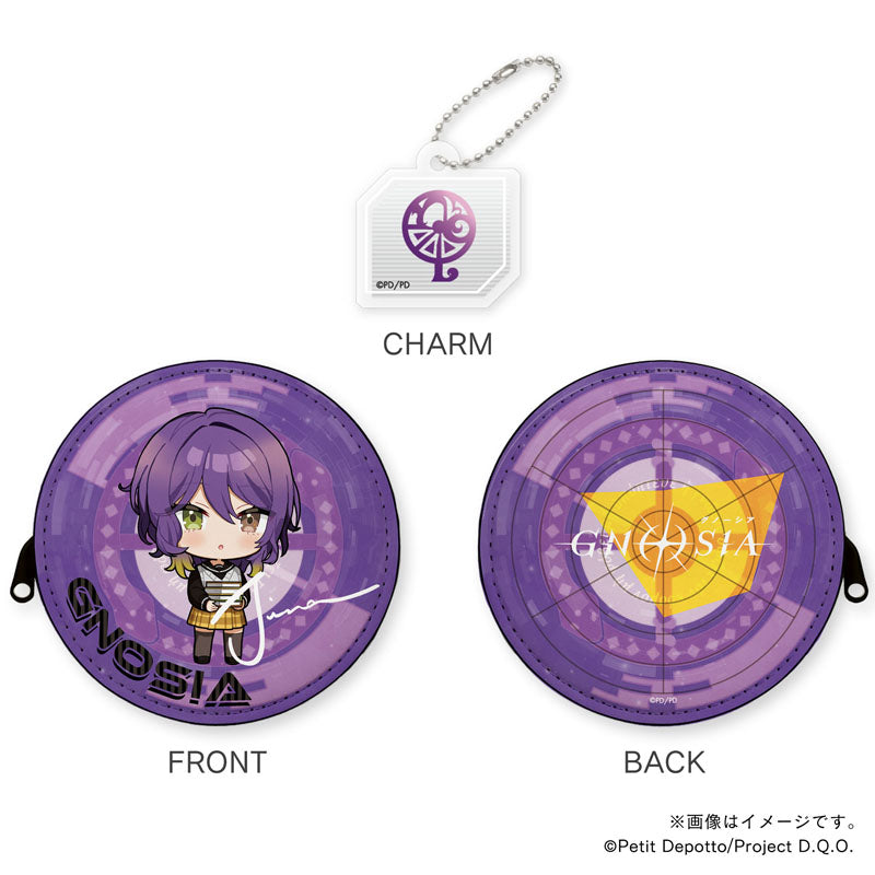【グノーシア】アクリルチャーム付きミニウォレットポーチ・学園ジナ