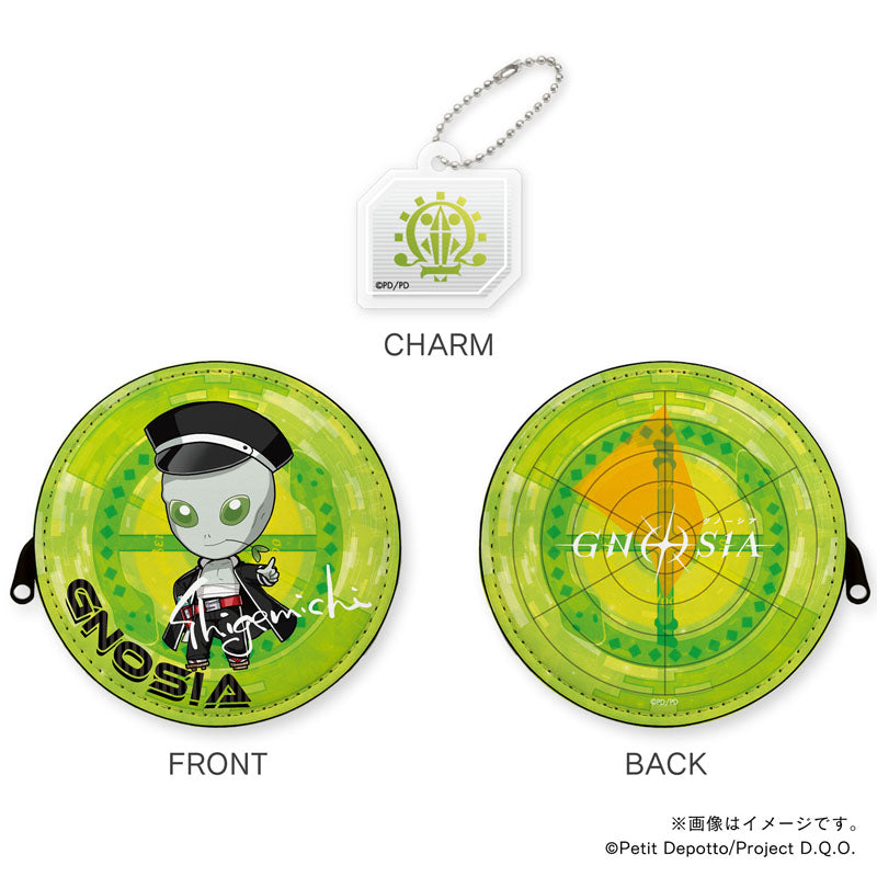 【グノーシア】アクリルチャーム付きミニウォレットポーチ・学園しげみち