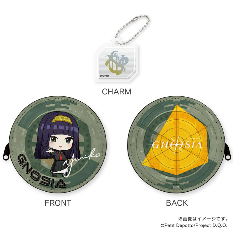 【グノーシア】アクリルチャーム付きミニウォレットポーチ・学園夕里子