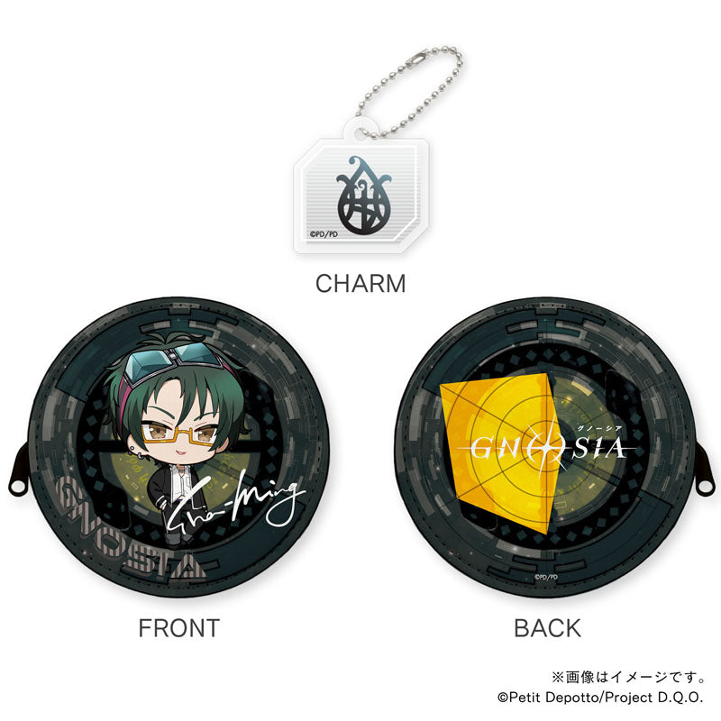 【グノーシア】アクリルチャーム付きミニウォレットポーチ・学園沙明