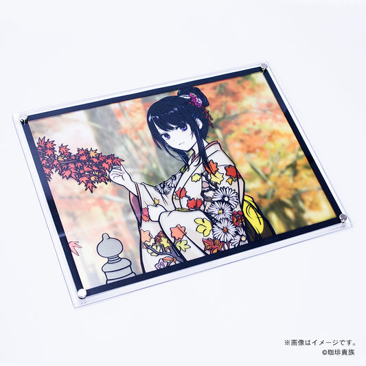 【珈琲貴族】キリトリエ・和装姿の白峰さん B2タペストリー同梱版