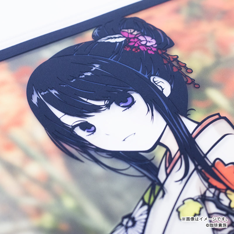 【珈琲貴族】キリトリエ・和装姿の白峰さん B2タペストリー同梱版