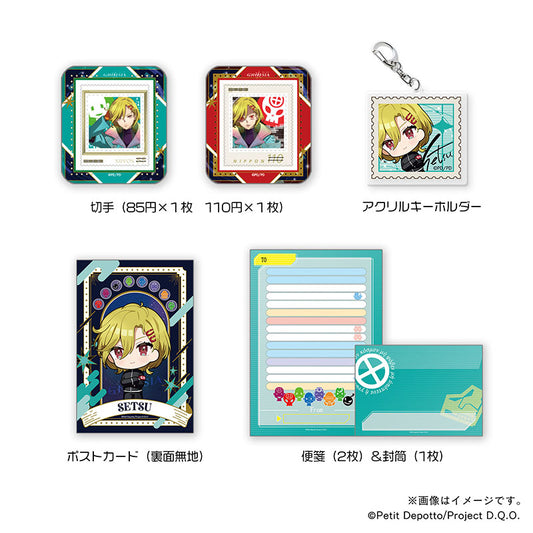 【グノーシア】アクキー付きぽすたんぷ＆フレーム切手セット・セツ