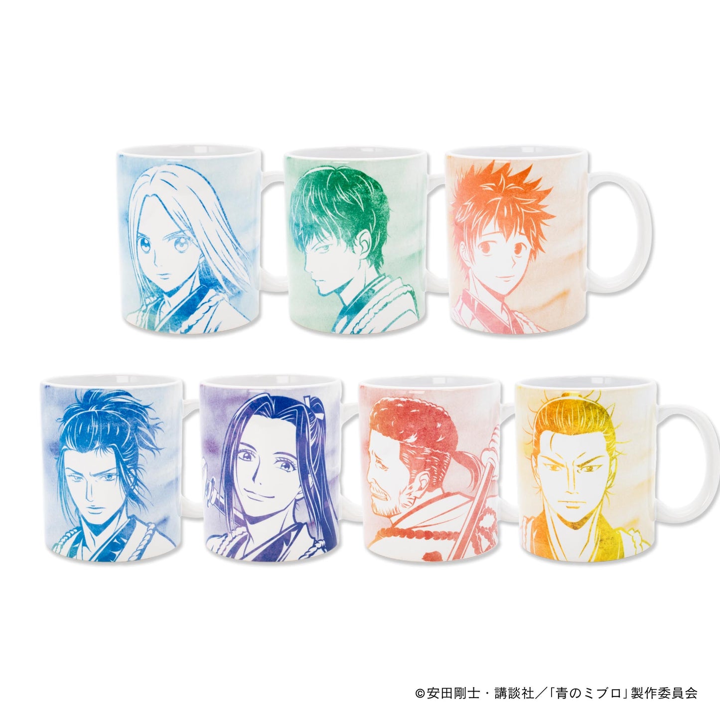 【青のミブロ】マグカップ・ちりぬにお