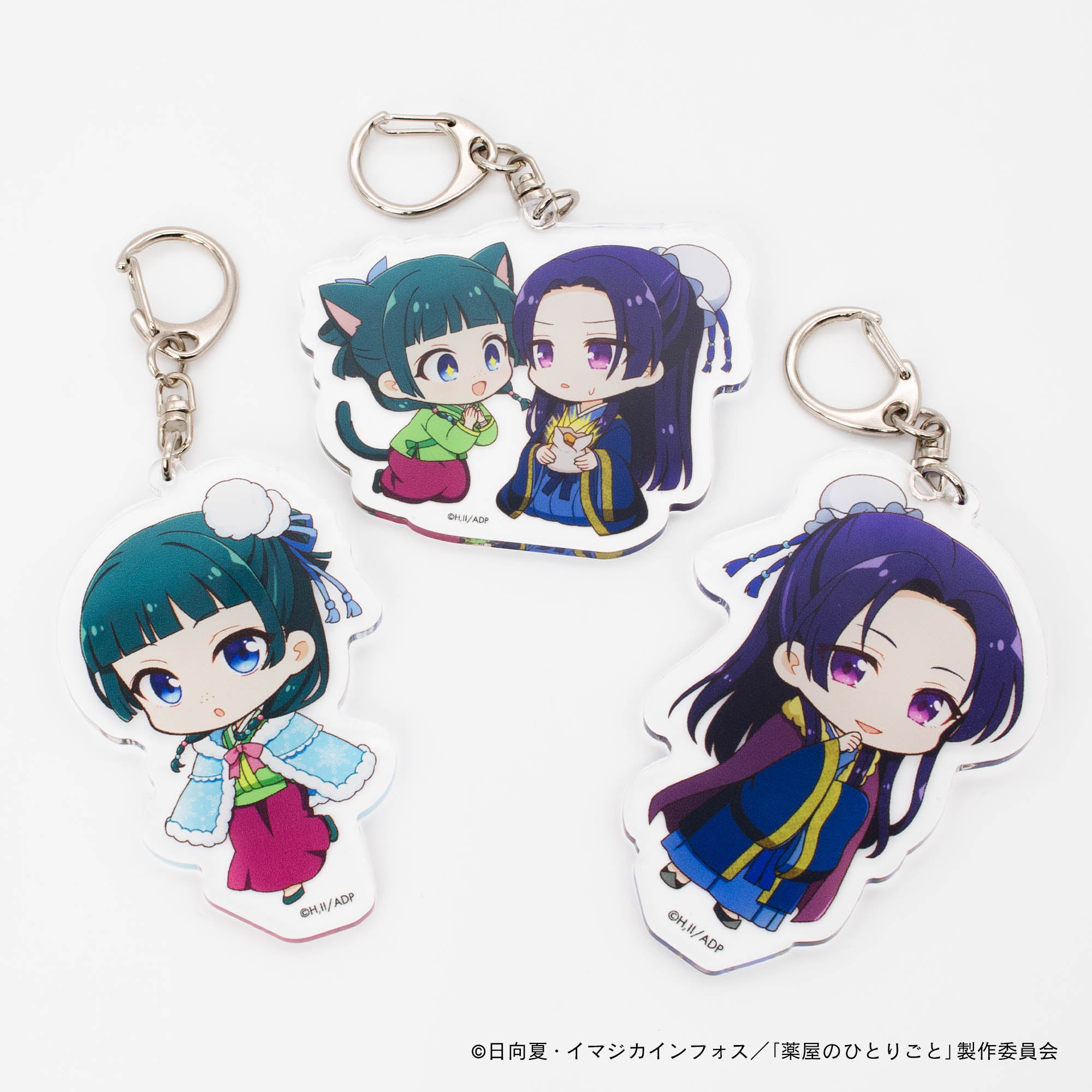 薬屋のひとりごと】アクリルキーホルダー・ネコ猫猫と壬氏_牛黄