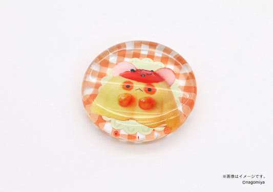【なごみ屋の世界】ガラスお箸置き・「おむむん」ケチャップ