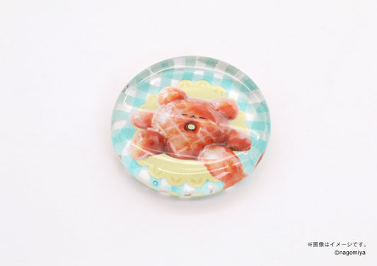 【なごみ屋の世界】ガラスお箸置き・「うさぎのドーナツ」しゃりりシュガー