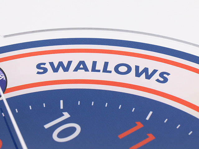 【東京ヤクルトスワローズ】アクリル壁掛時計・つば九郎&つばみ