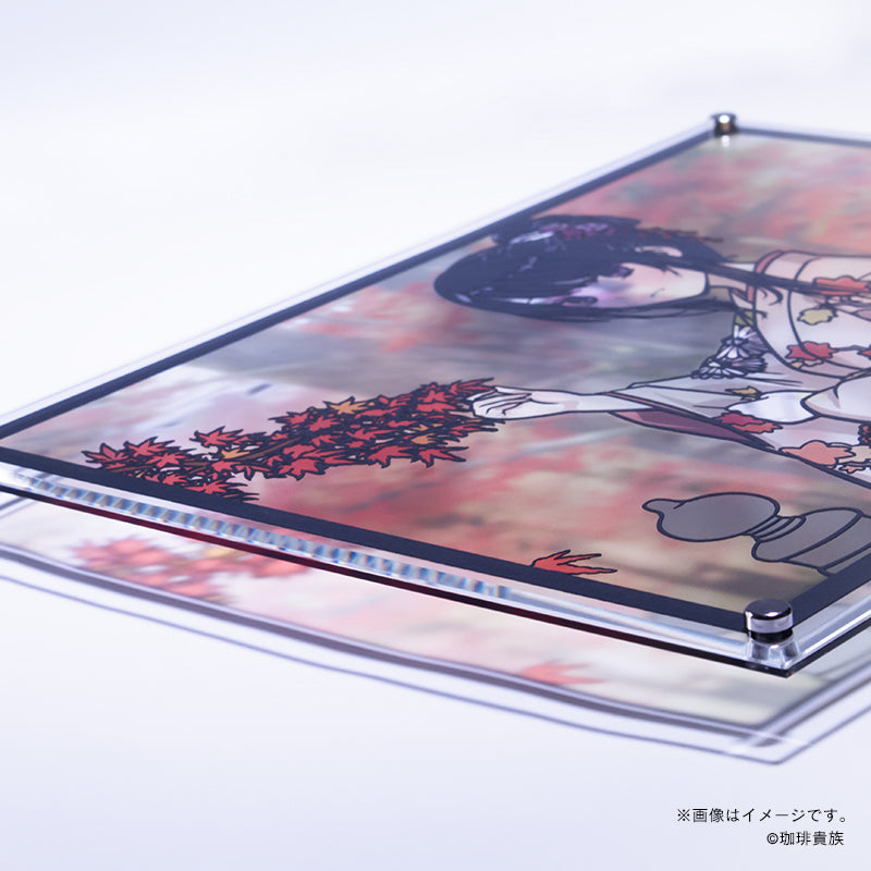 【珈琲貴族】キリトリエ・和装姿の白峰さん B2タペストリー同梱版